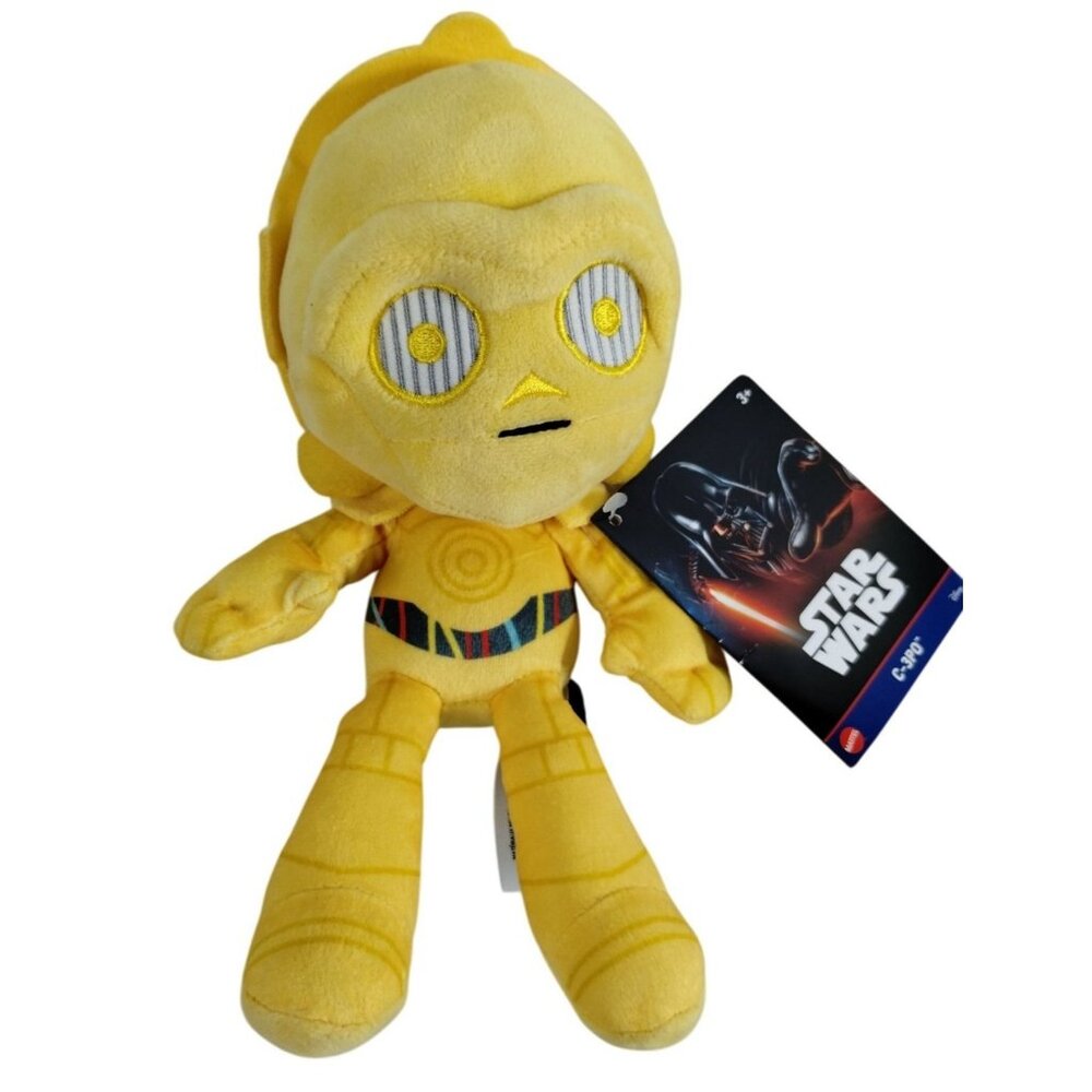 Mattel Disney Star Wars C-3PO Yellow Plush Toy